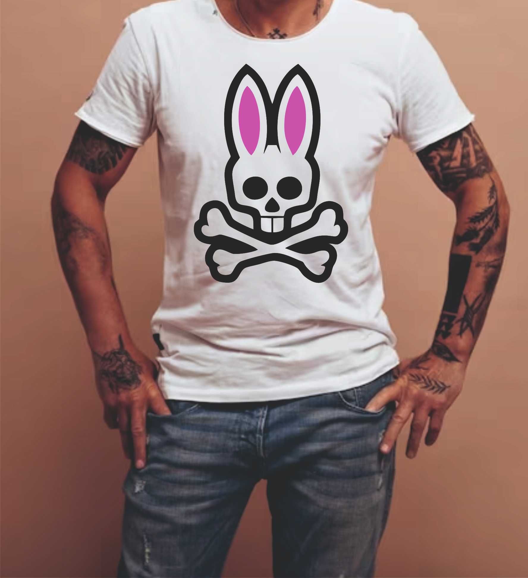 T-shirt, Swets e Boné Psycho Bunny.