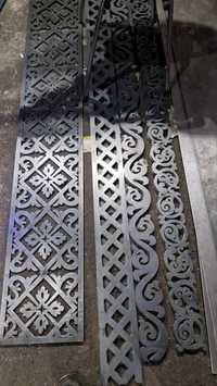 Лазерна різка Декоративні металеві вставки Ворота жалюзі Забор ранчо