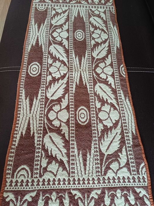 Duży wełniany bieżnik kilim makata