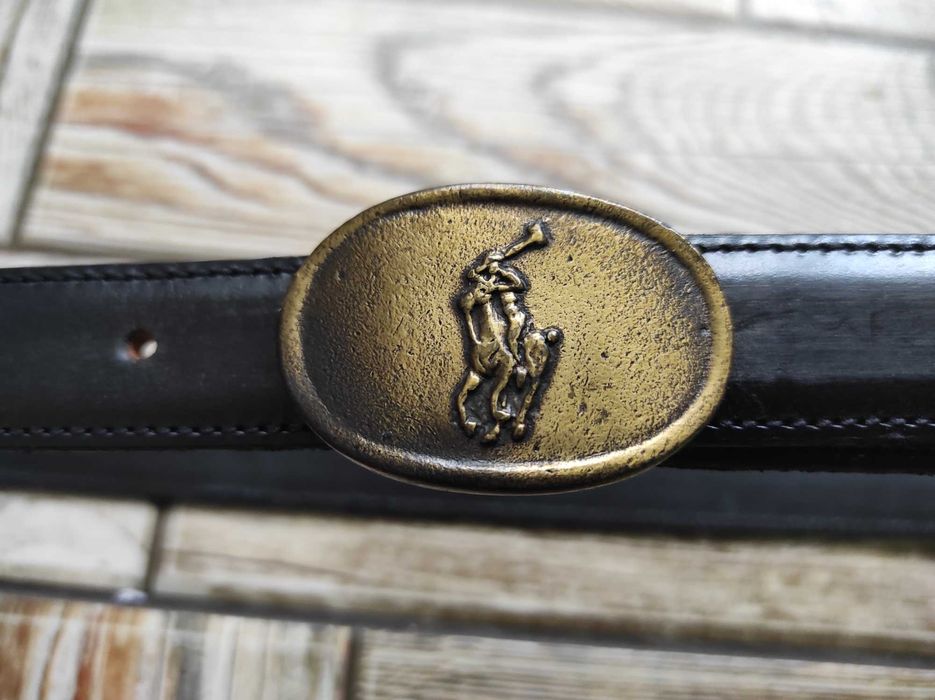 Шкіряний ремінь, пояс Polo "гравець в Поло"