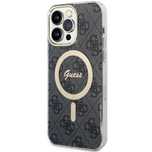 Etui Guess 4G MagSafe na iPhone 14 Pro Max - czarne