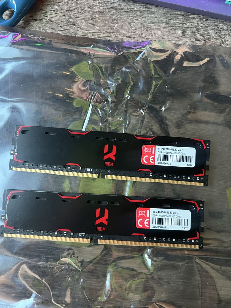 Оперативная память DDR4 8gb (2x4) 2400Mhz GoodRam | IRDM