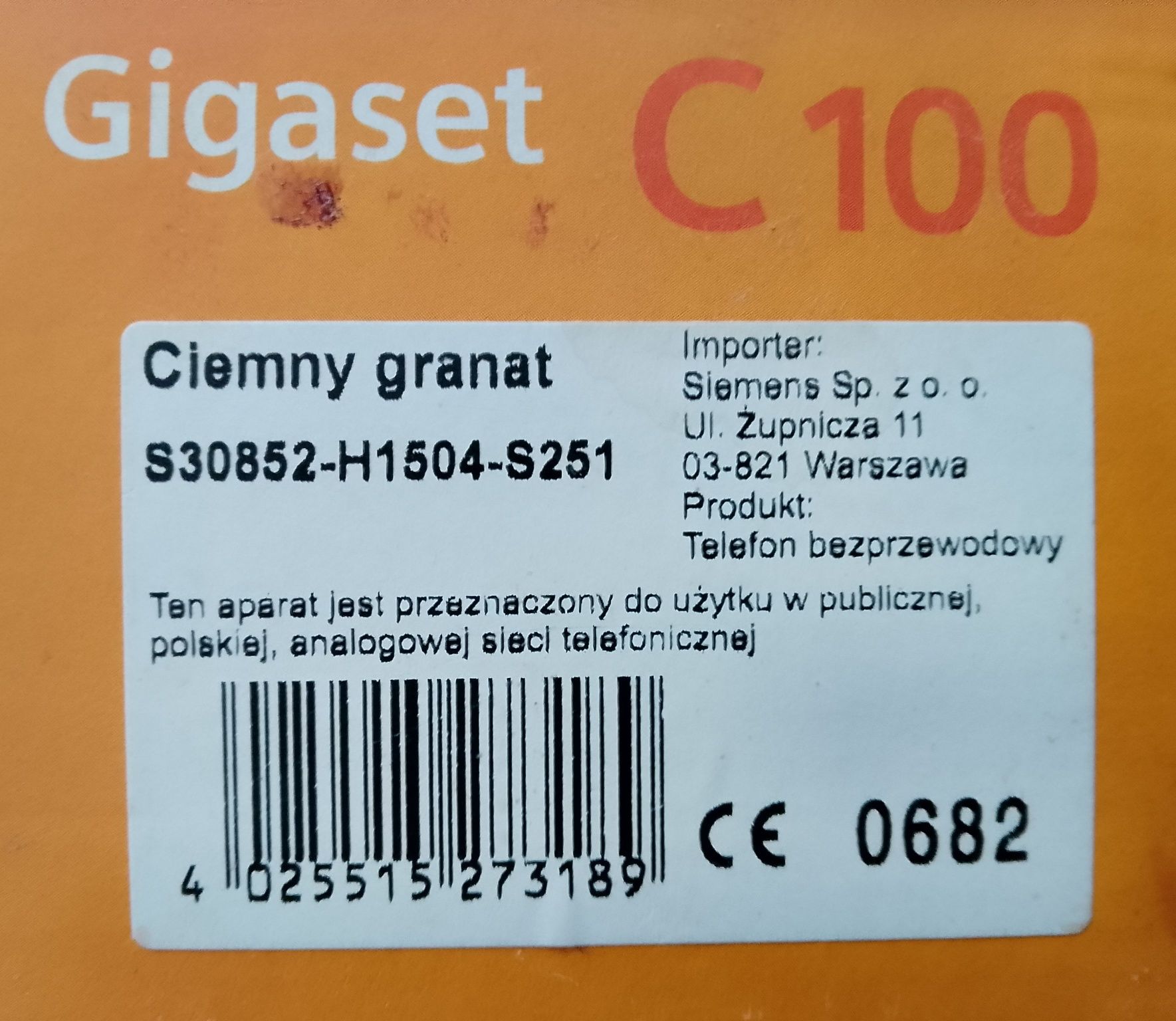 Telefon stacjonarny Siemens, nowy