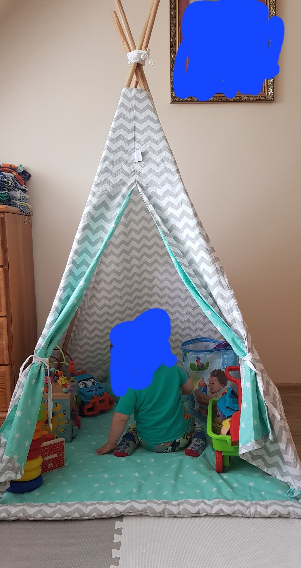 Namiot tipi + poduszka