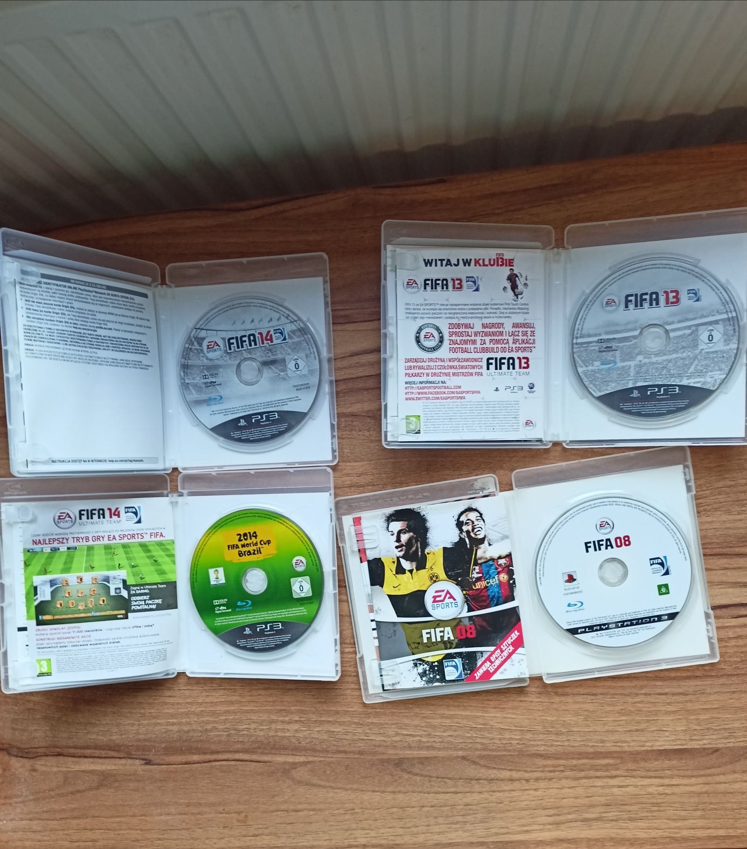 Gry FIFA PS3 4 sztuki