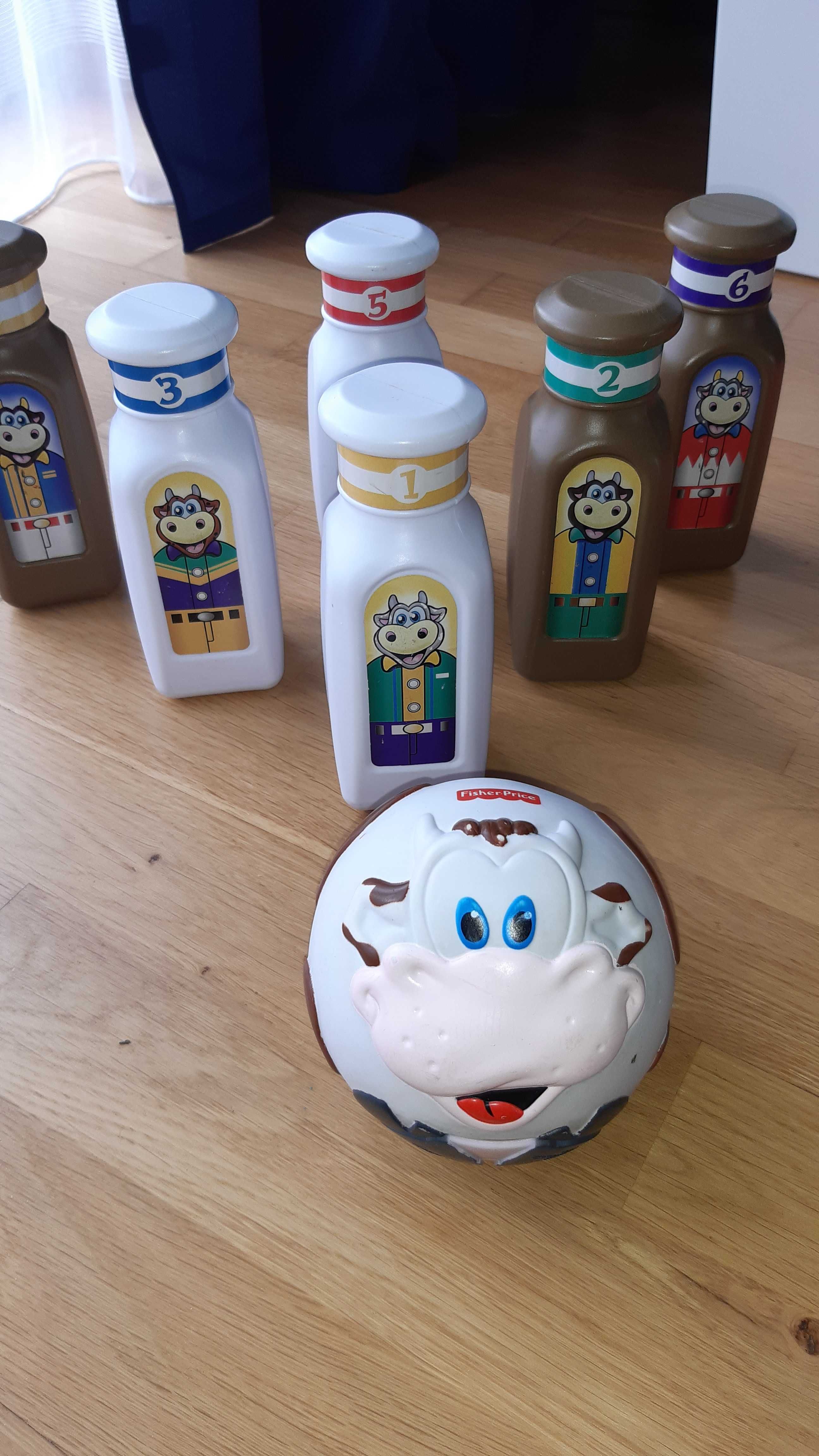 FISHER PRICE 1446 krówkowe kręgle