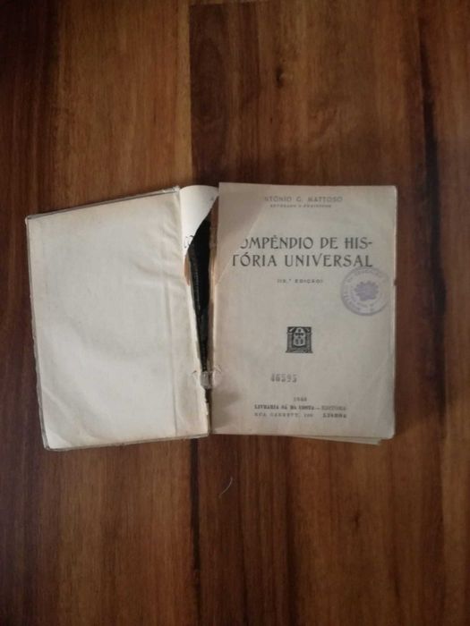 Compêndio de História Universal - (1948) António G. Matoso