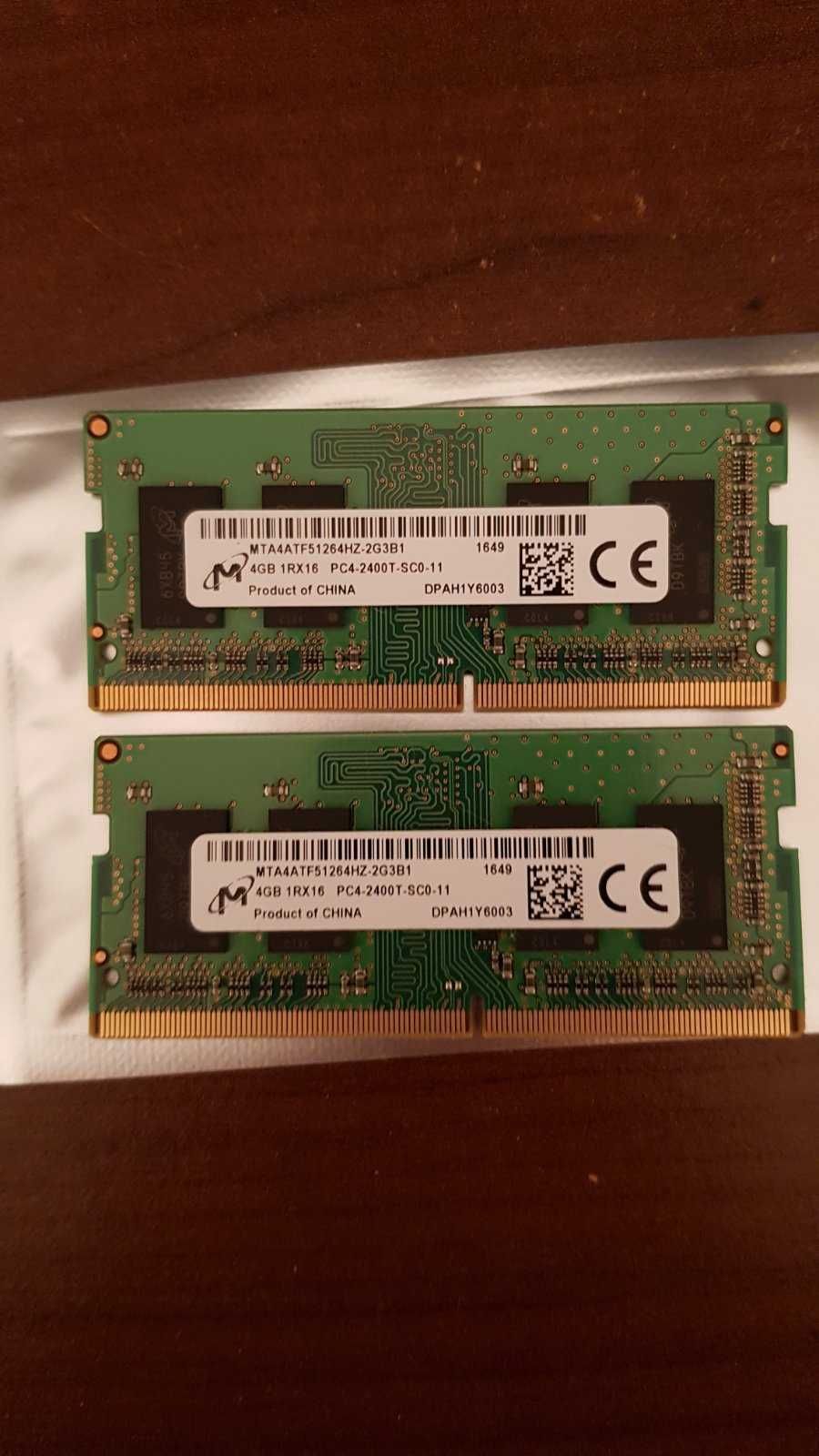 пам'ять Crucial для ноутбука DDR4 8Gb 2400MHz PC4 2 планки по 4Gb