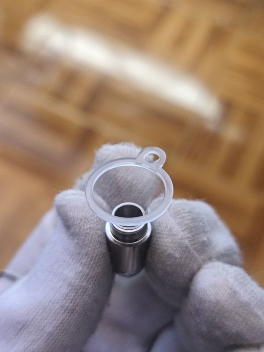 Colar com Compartimento secreto formato Bala. Em Aço inoxidável