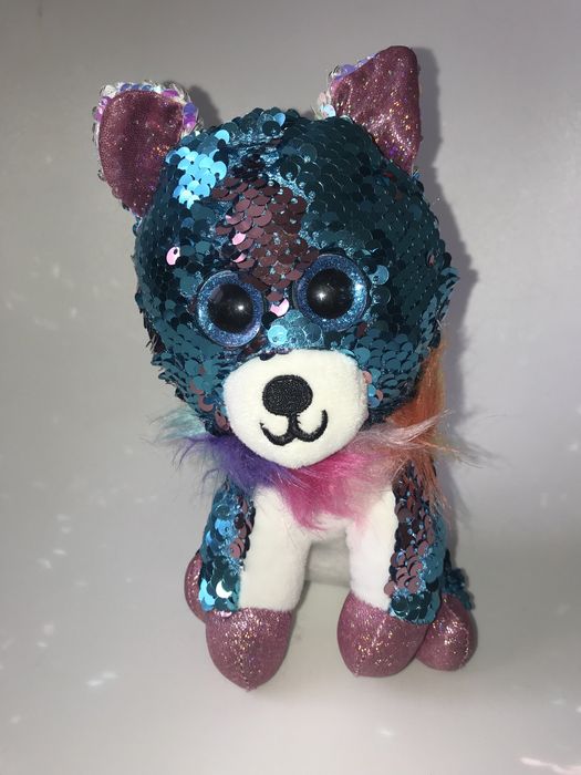 М яка іграшка Глазастик з паєтками