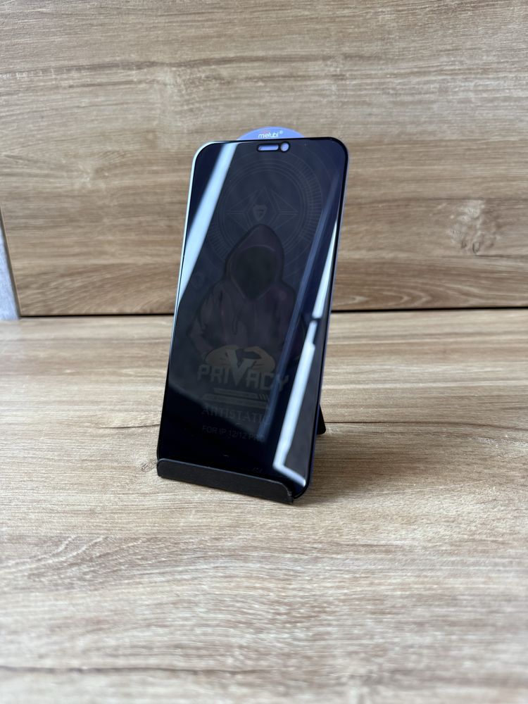 Антишпигун скло iphone 12, 12 pro. Скло антишпигун