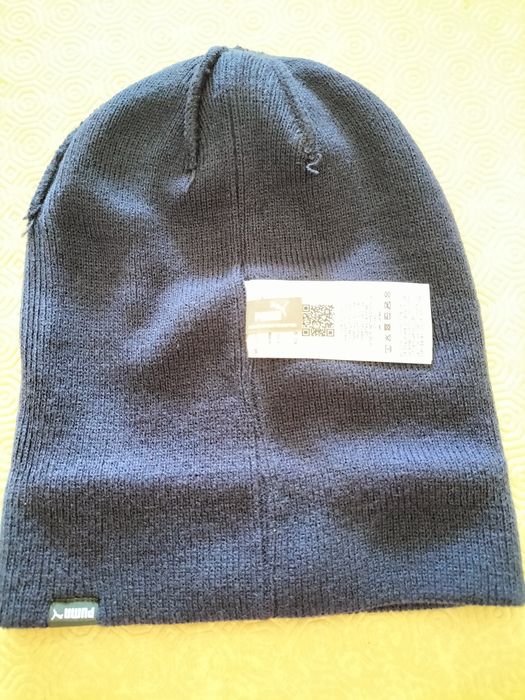 Gorro Puma azul/cinzento  adulto