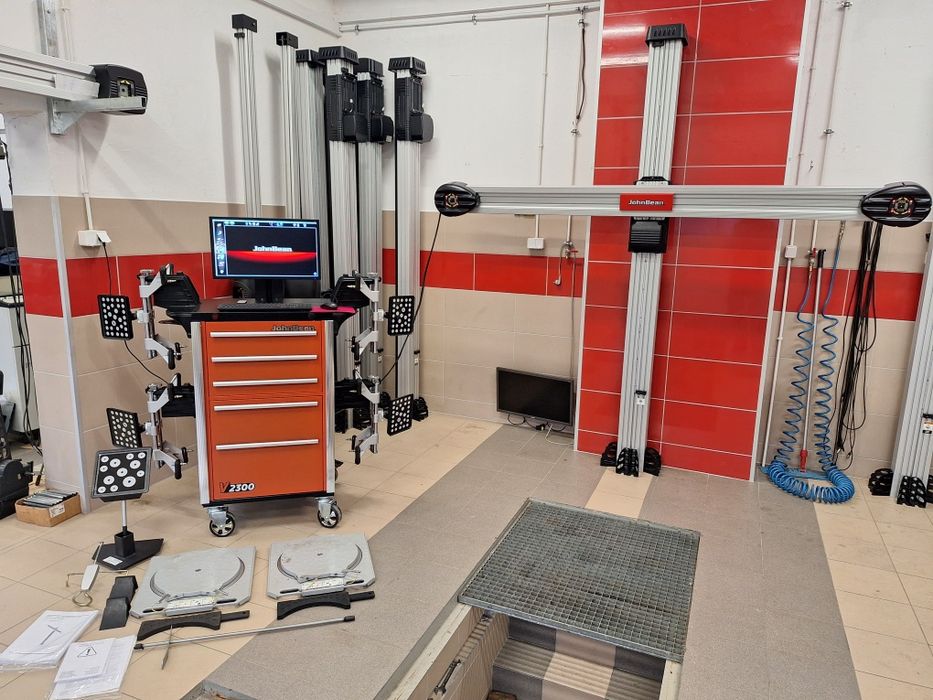 John Bean 3d V2300 geometria kół zbieżność baza 23r