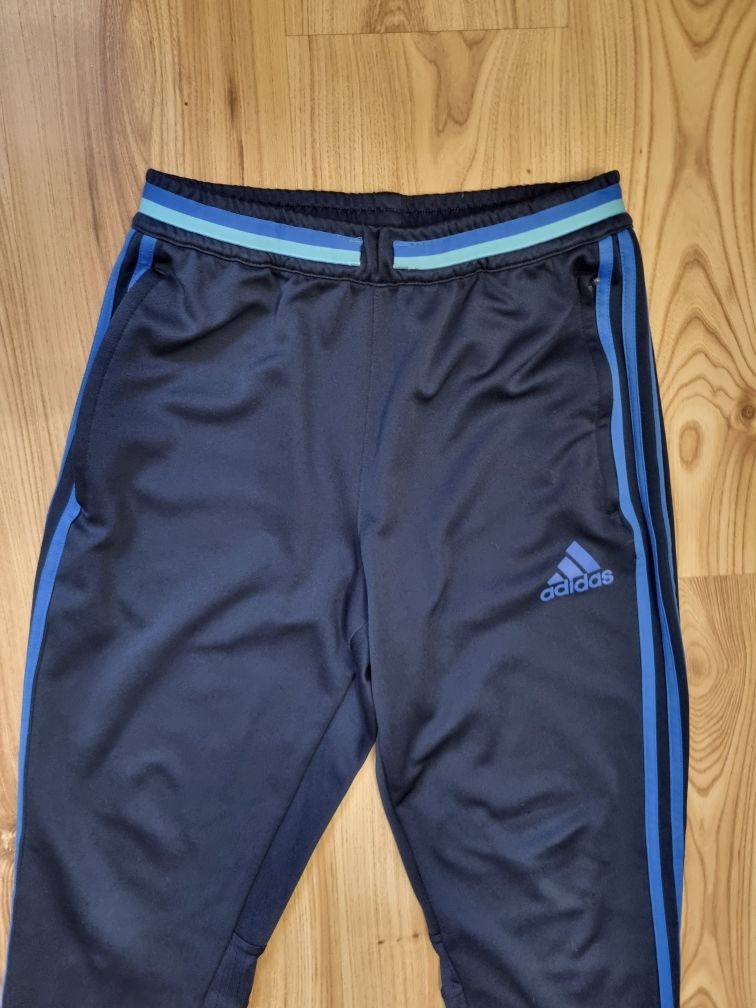 Spodnie dresy Adidas S 36 granatowe