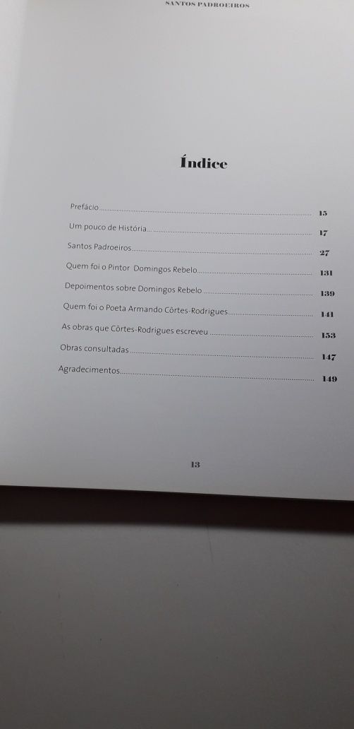 Santos Padroeiros - Manuel Ferreira (Assinado pelo autor)
