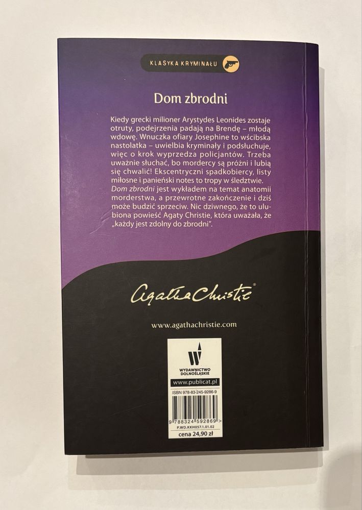 Agata Agatha Christie Dom Zbrodni