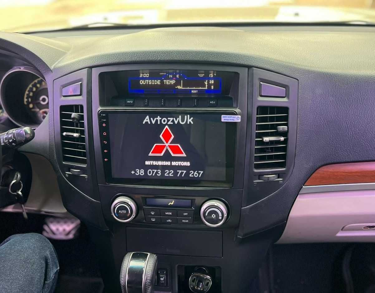 Магнитола PAJERO Mitsubishi Vagon Rockford Паджеро CarPlay Android 14