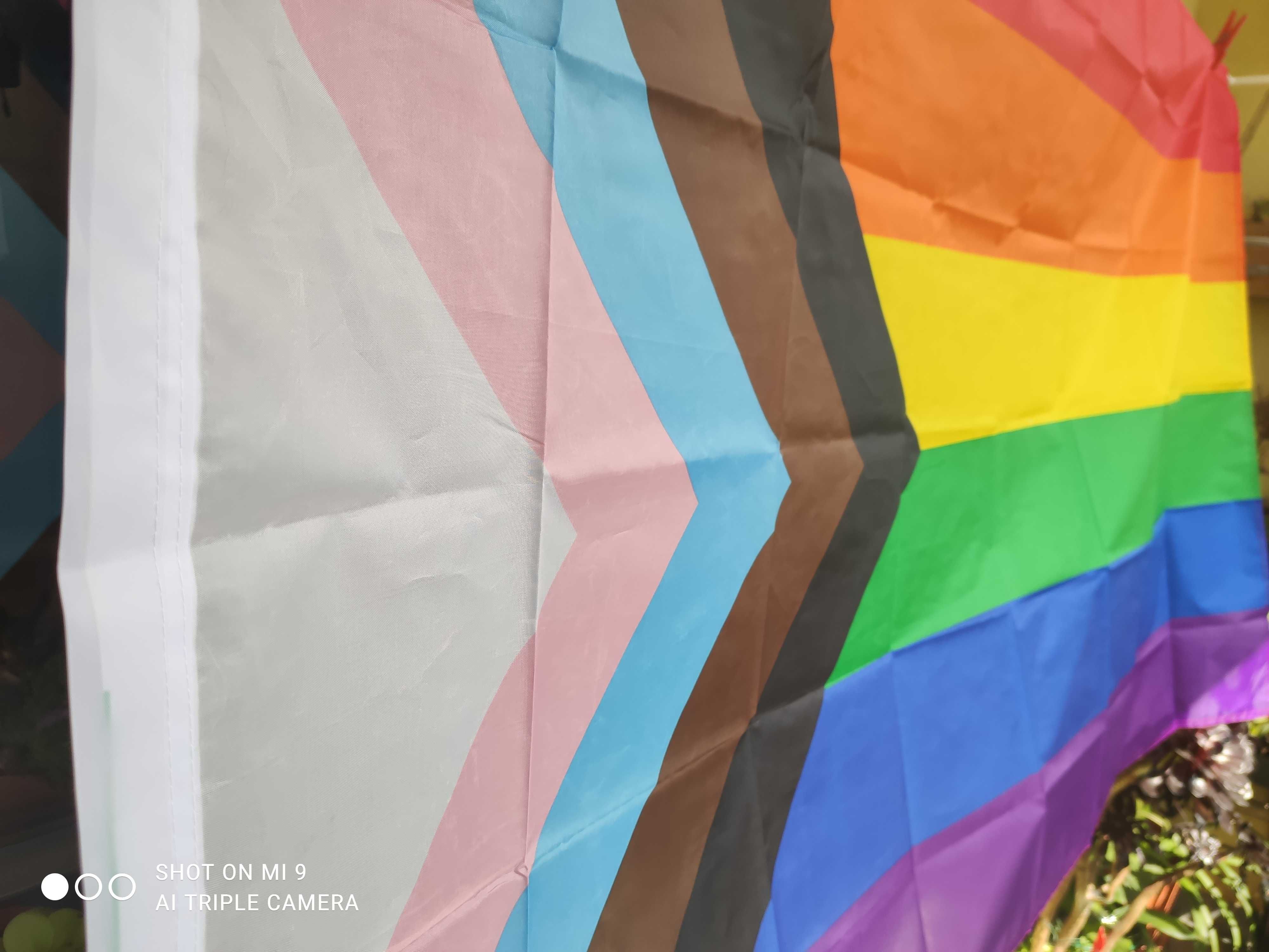 Bandeira LGBT Progresso 150 x 90 cm