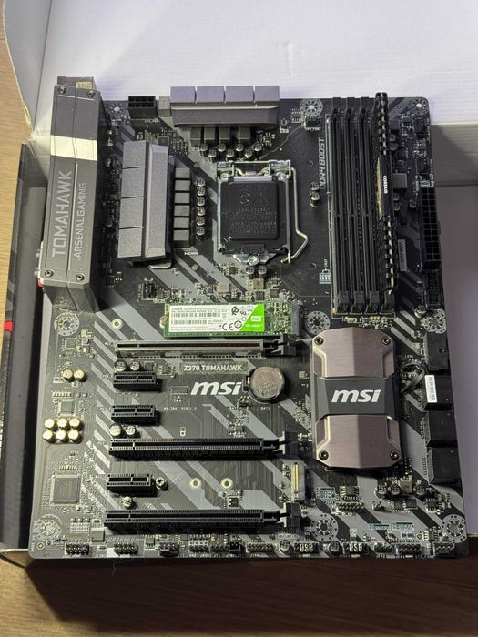 Płyta główna MSI Z370 Tomahawk + 16GB RAM DDR4 3000MHz + 120GB NVM WD