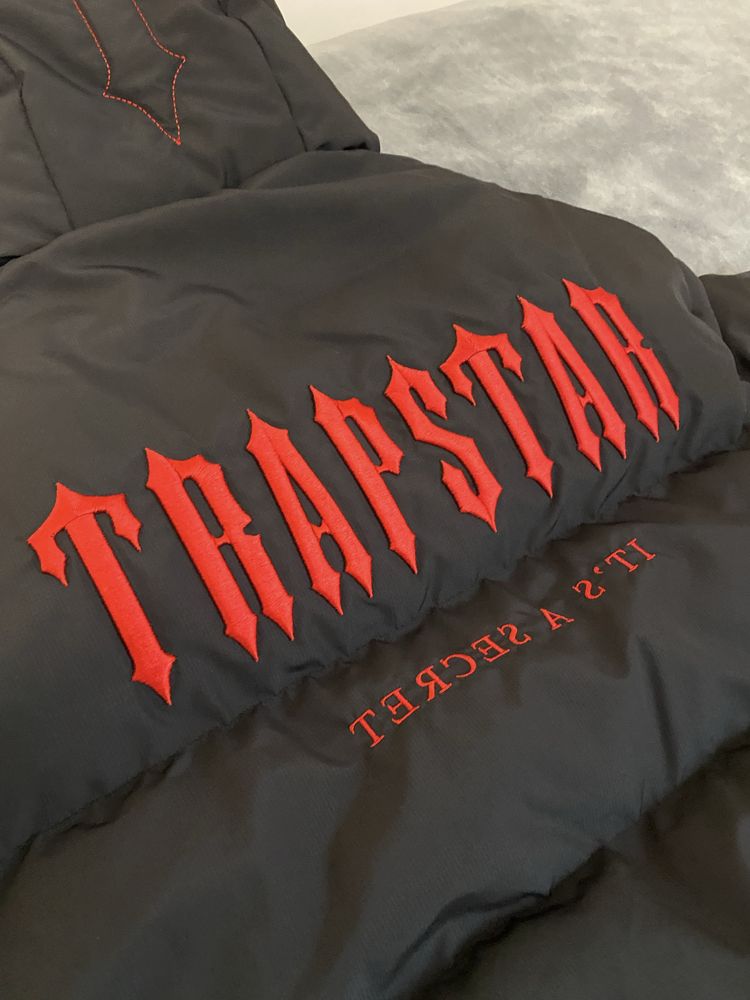 Trapstar Decoded Hooded Puffer 2.0 Jacket Infrared Edition
