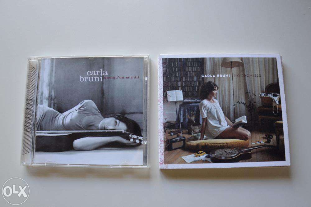 CDs Carla Bruni - quelqu'un m'a dit + no promisses