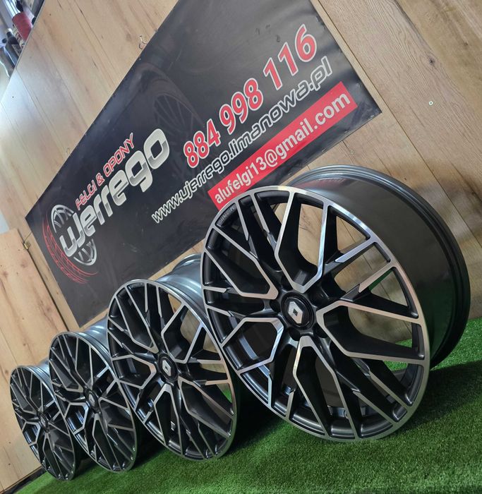 NOWE ALUFELGI RENAULT 18x5x1114,3 - Clio,Austral,Kangoo,Megane,Scenic