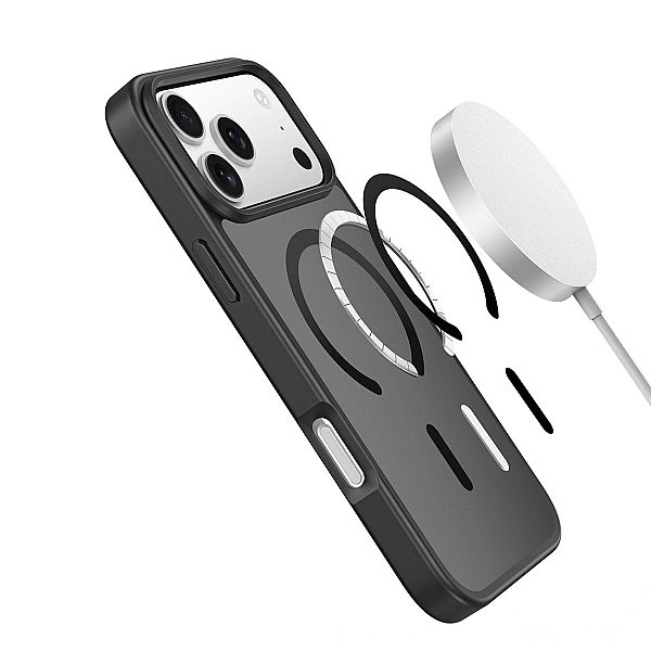 Etui Dux Ducis Yind na iPhone 17 Pro kompatybilne z MagSafe - czarne