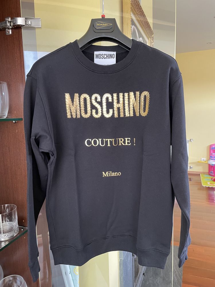 Hoodie Moschino milano gold