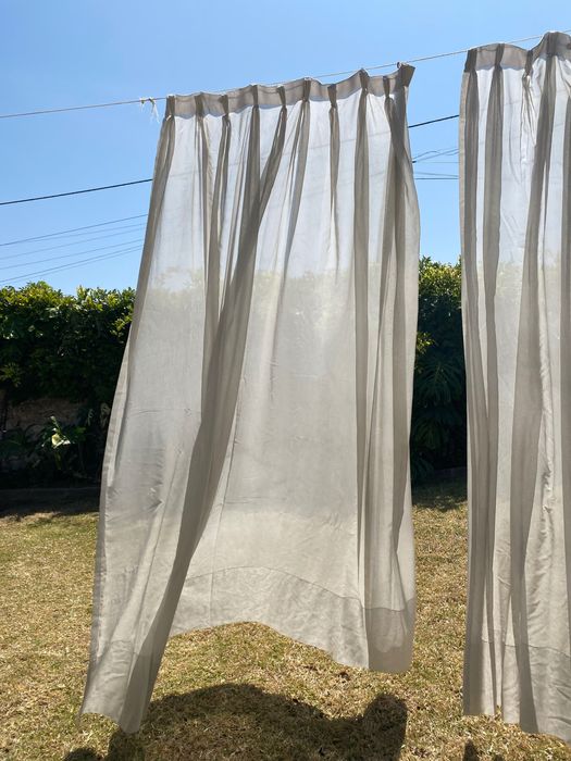Cortinas cinzentas