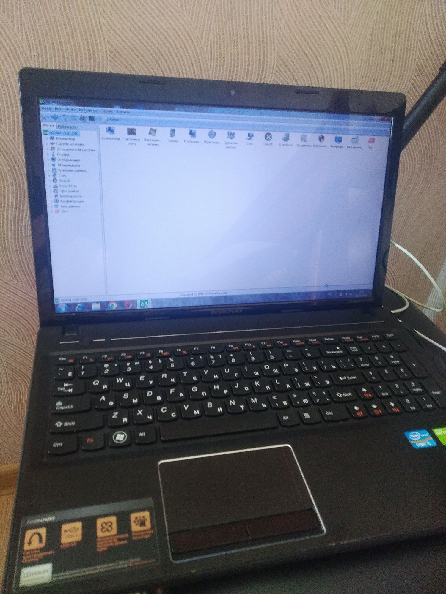 Продам ноутбук lenovo g580