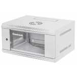 Szafa wisząca RACK 19" 4U, 400mm, ECO-Line, szara | Z Defektem