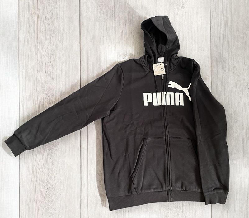 Bluza młodzieżowa zapinana na zamek z logo PUMA