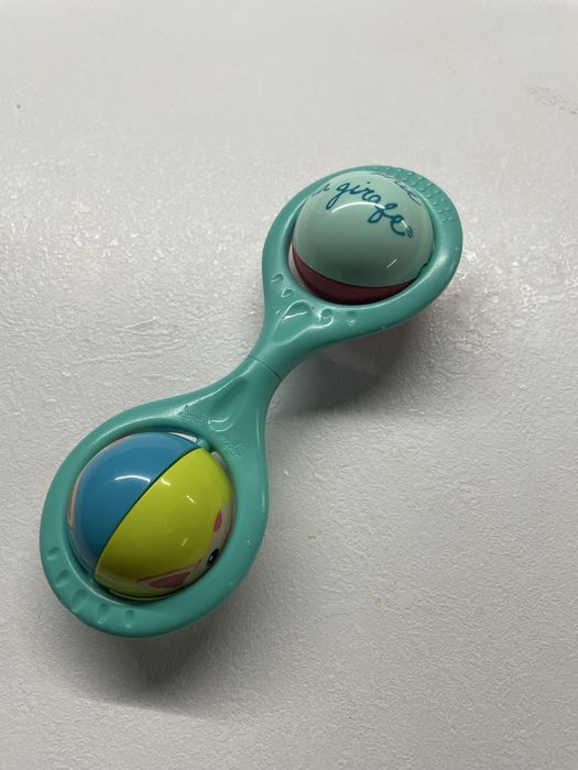 Брязкальце-твіст Vulli Жирафа Софі, салатовий