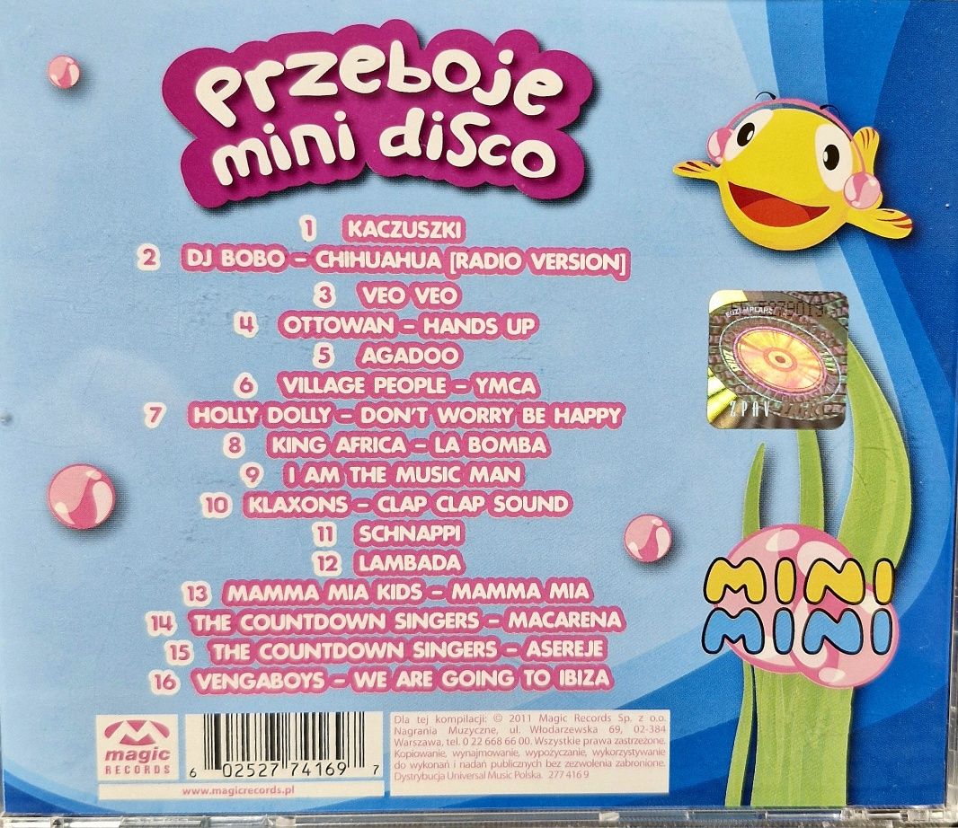 Przeboje mini disco CD