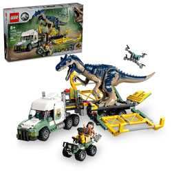 LEGO 76966 Jurassic World Dinomisje ciężarówka do transportu allozaura