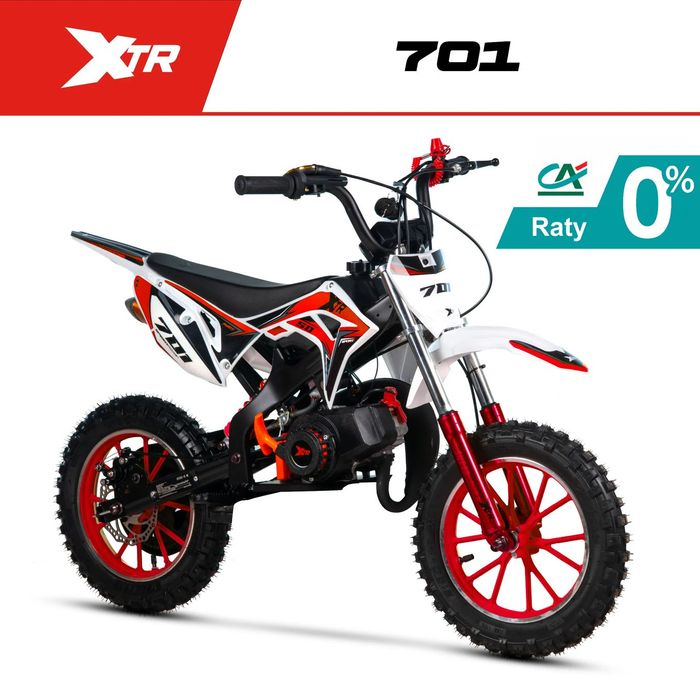 XTR Inny MINI CROSS 50 XTR 701 rozrusznik KOŁA 10 transport RATY +gratisy