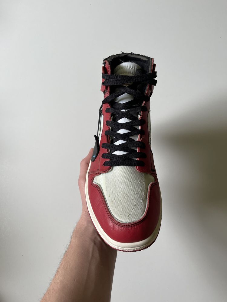 Jordan 1 off-white chicago кроссовки мужские