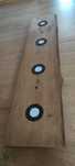 Lampa z deski z belki drewniana loft rustykalna