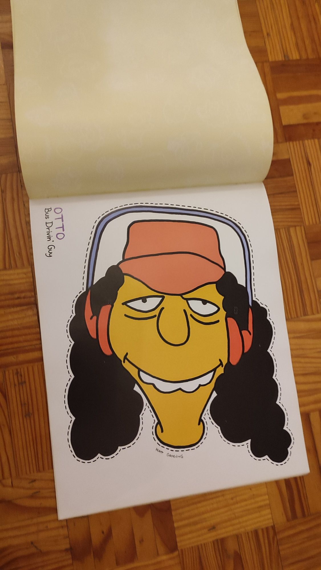 Livro Máscaras Simpsons