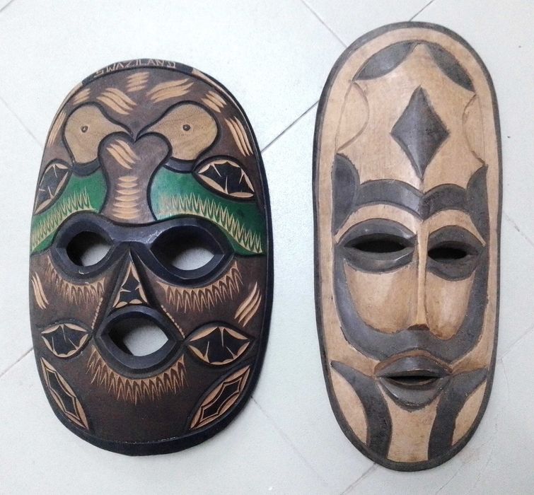 Máscaras africanas de exposição - Suazilândia