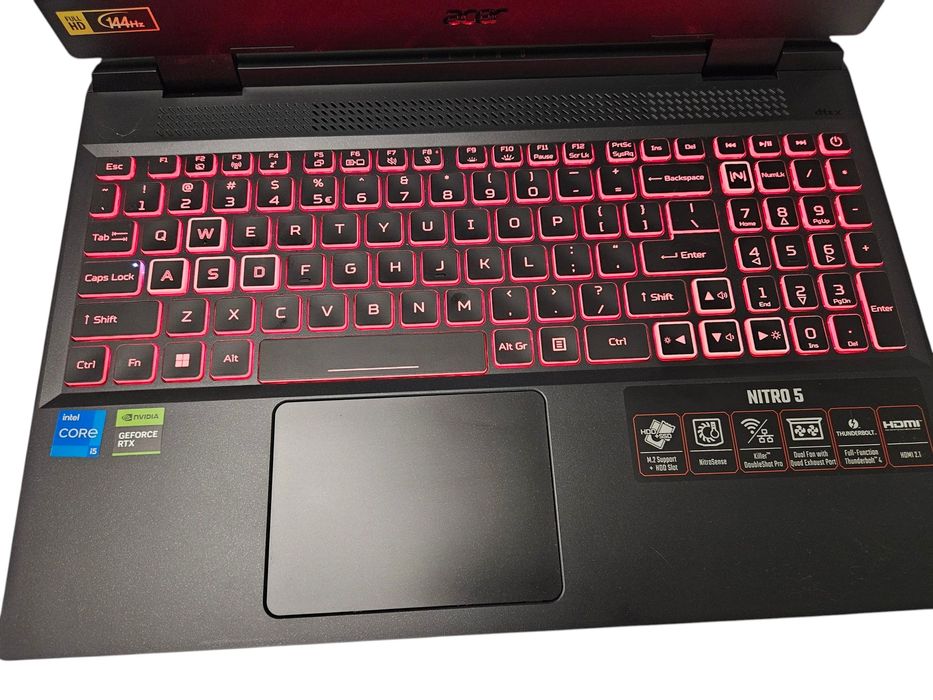 Gwarancja 03.2027r  Laptop gamingowy Acer Nitro 5 RTX 4060 I5 12450H