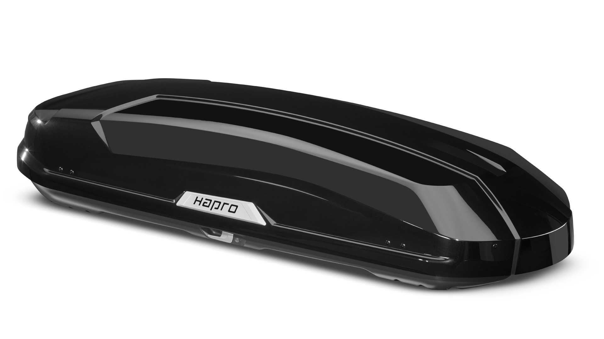 Mega mocny box dachowy Hapro Trivor 560  czarny połysk fv gw wysyłka