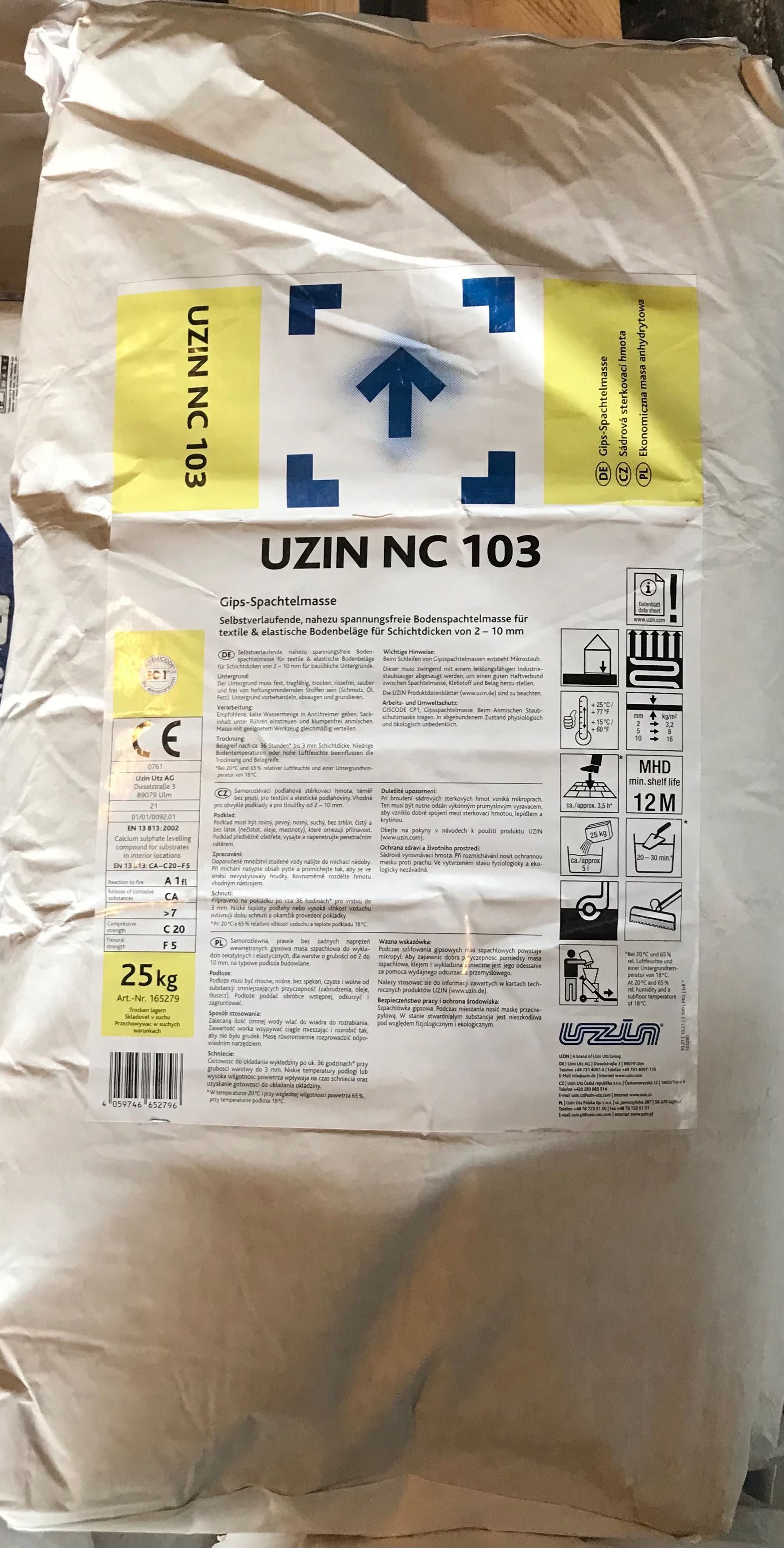 Uzin NC-103 Masa samopoziomująca