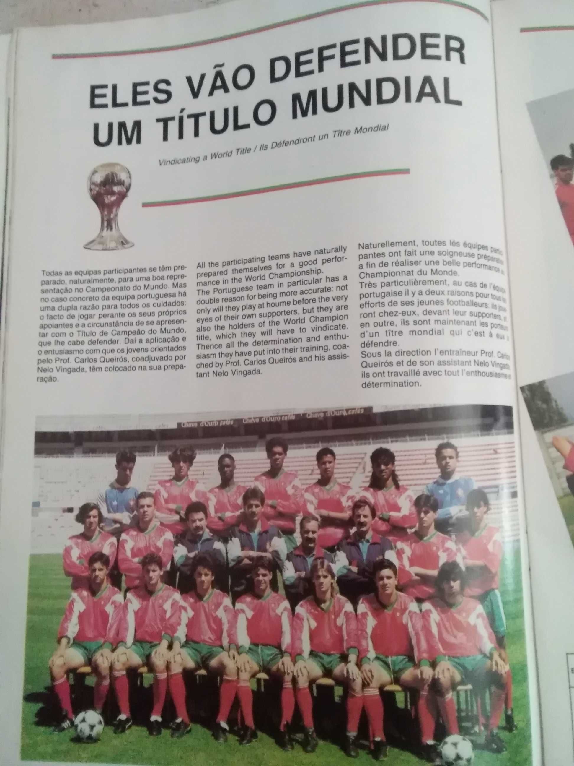 Programa Oficial do Campeonato do Mundo de Juniores - 1991