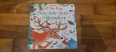 Lift the flap usborne play hide and seek with reindeer nowa