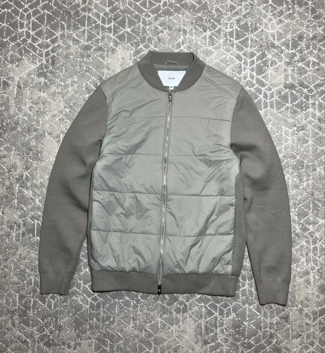 Чоловічий Бомбер куртка Arne Hybrid Wool/Cotton -Розмір М