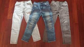 Jeansy spodnie dresowe bluzy 116/122