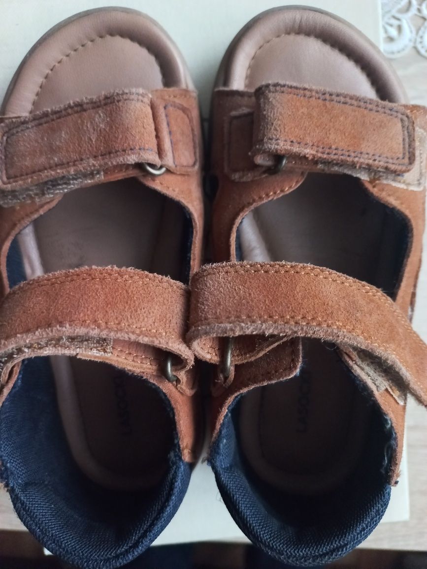 Sandałki chłopięce skórzane lasocki rozmiar 26