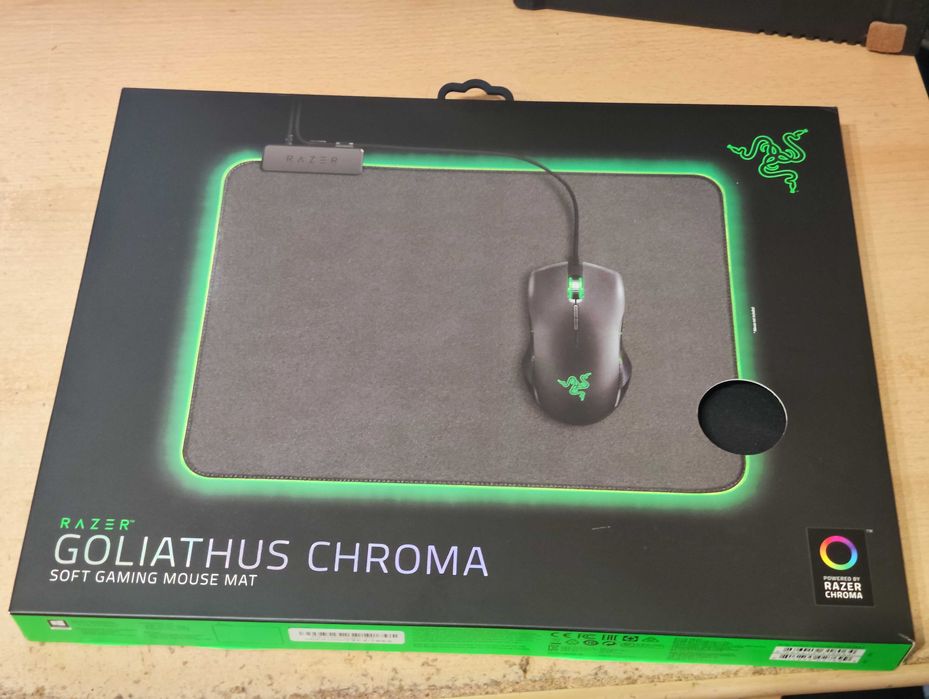 Rato Logitech G502 e Tapete Razer