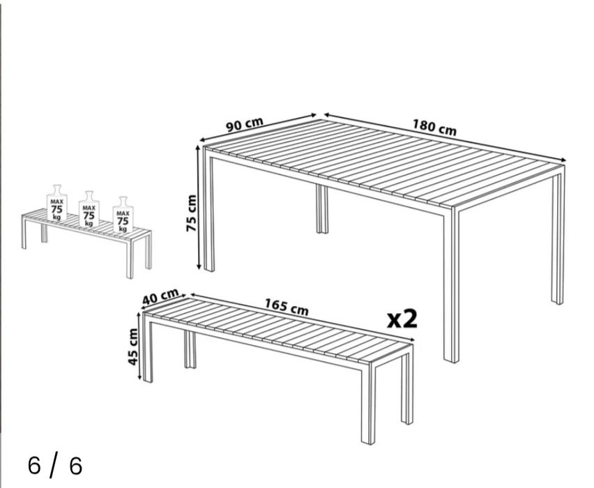 Mesa de exterior